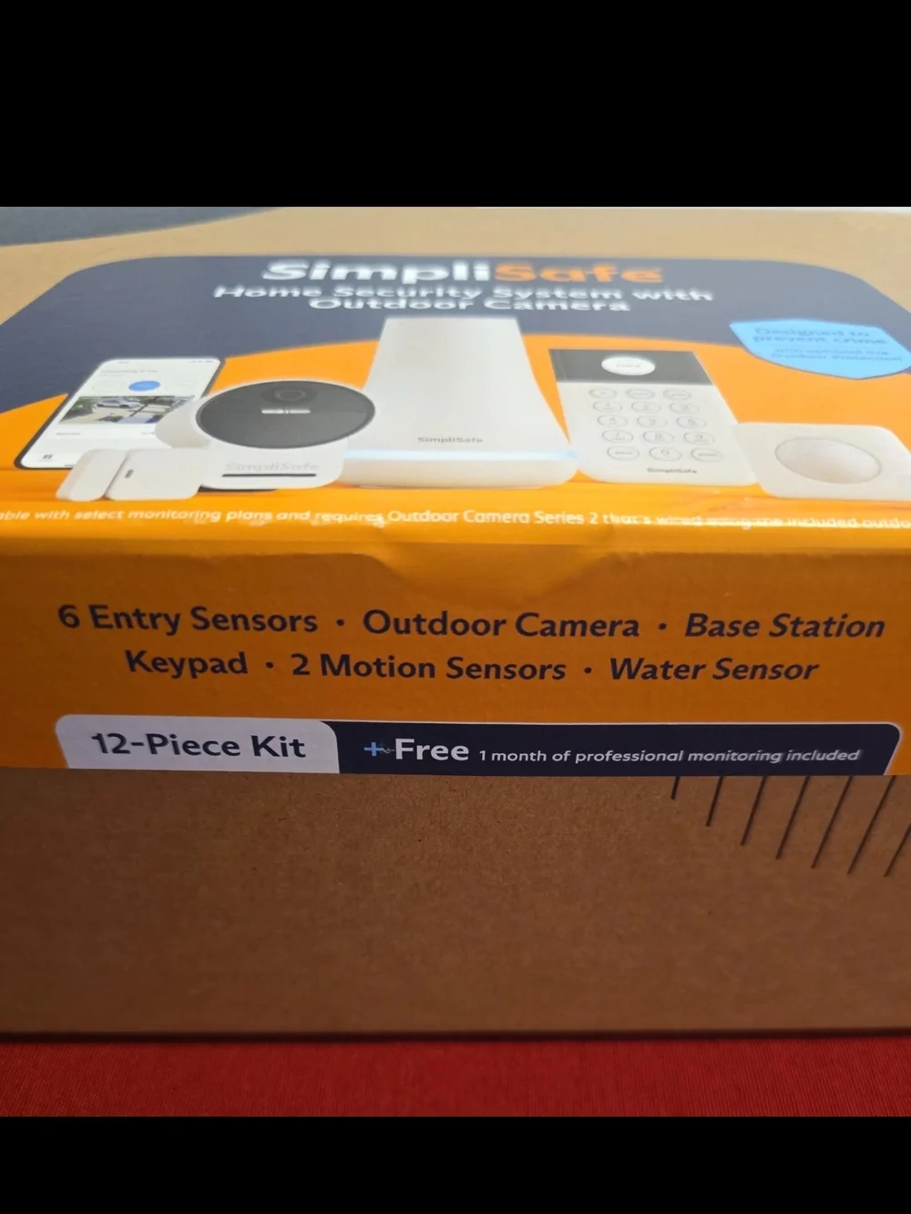 SimpliSafe 12pc Security System with Outdoor Camera !!NEW SEALED NO CONTRACTS!!!